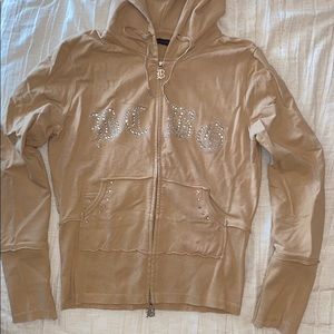BCBG Maxazria zip up hoodie